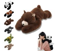 Weighted Plush Animals, The Weighted Animals for Adult, Hugging Pillow for Anxiety Relief & Sleep Support (Brown Bear, 30CM)