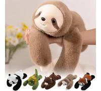 Weighted Plush Stuffed Animal for Kids Adults,Cute Plush Hugging Pillow Animals,Soft Pillow for Sleep Support,Panda Sloth Bear Dinosaur Stuffed Toys, Plushs Toy Gifts for Boys Girls (Sloth, 45cm)