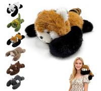 Weighted Red Panda Plush Teddy, Soft Stuffed Animal Plushies, Cuddly Toy for Comfort & Relaxation, Pookie the Red Panda Weighted Animals, Hugging Companion for Anxiety Relief & Sleep Support（45cm）