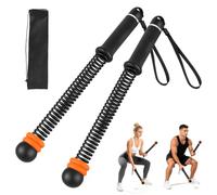 Weighted Ropeless Battle Rope, Silent Cordless Workout Rope with Anti-Slip Handles, Training Poster & Storage Bag, Portable Home Gym Equipment for Full-Body Toning, HIIT, Cardio & Strength Training