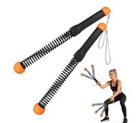 Weighted Ropeless Battle Ropes 2 PCS Cordless Battle Rope for Women Men Portable Quiet Cordless Battle Ropes for Arms Core Butt Back Legs