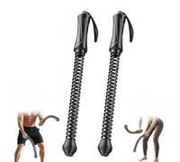 Weighted Ropeless Battle Ropes, 2PCs Heavy Duty Workout Rope with Training Poster, Portable Arm Strength Exerciser for Home Gym, HIIT Cardio and Low-Impact Training for Men Women