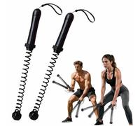 Weighted Ropeless Battle Ropes, Heavy Duty Portable Cordless Battle Ropes for Home Gym with Poster, Workout Exercise Rope for Strength Building, HIIT and Low-Impact Aerobic Training for Men & Women