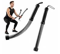 Weighted Ropeless Battle Ropes with Adjustable Weights, Portable Silent Home Workout Equipment Versatile Exercise Equipment, Arm Exerciser Strength Training Gym Equipment for Home Office (Black-1)