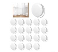Weighted Shower Curtain Magnets 16 Pairs with Zinc Alloy Weights for Stable and Secure Curtain Hold Down, Rust Resistant and Waterproof for Bathroom Use