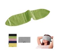 Weighted Sleep Mask Blackout Eye Cover,Weighted Eyemask for DeepSleep,Travel Sleeping Mask,Double-Sided Use,Soft Fabric for Skin,WeightedEye Masks for Deep Sleep,Relaxation,Napping,Travel