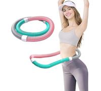 Weighted Soft Hula Circle for Adults,3.3lb Foldable Fitness Hoop,Waist-Friendly Design, Foldable Fitness Hoopwith No Waist Damage Portable Slimming Exercise Equipment for Home, Travel (A, 1KG)