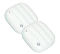 Weighted Spa Booster Seat Cushion, 2Pcs Inflatable Booster Seat, Bathtub Inflatable Sitting Pad, Hot Tub Cushion Spas Booster Seat Back Pad Hot Tub Accessories Seat,Bath Pillow Fits All Bathtub