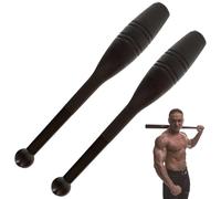 Weighted Training Sword, Indian Clubs 2Pcs Workout Mace 1 Lb Tight Grip Weighted Workout Bar Heavy Duty Plastic Mace Reusable Weighted Club for Exercise