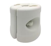 Weighted Umbrella Base RounStand for Patio UmbrellaFillable Drum Weight with Water or Sand WindResistant Stand for Pool Terrace Garden Balcony