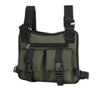 Weighted Vest, Chest Bag with Adjustable Strap, Hydration Backpack for Running, High Density Oxford Cloth, Easy Carry Gear, Lightweight Travel Accessory, Chest Pack for Outdoor, 9.84x9.05x1.57 Inches