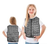 Weighted Vest for Kids with Sensory Issues, Provide Deep Pressure Comfort, Weighted Compression Vest for Children with Autism, ADHD, SPD, Sensory Overload, Ensure a Secure Feeling (Black, L-4lbs)