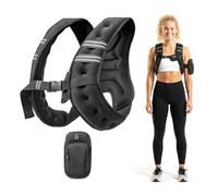 Weighted Vest for Women Men, 12lb Weight Vest for Walking, Adjustable Weight Training Vest for Workout, Running, Exercise, Weight Loss, Weight Lifting - With Reflective Strips and Storage Pocket