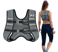 Weighted Vest for Women Men 16lb Weights with Reflective Stripes, Weight Vest for Women and Men, Workout Equipment for Strength Training, Running