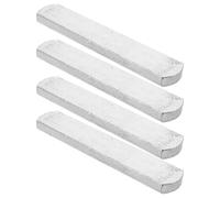 Weighted Vest Steel Plate 4pcs Stainless Steel 300g for Adult Runners | Balanced Progression Loading, Gym Training Sessions, Fits Fitness Jacket Pockets, Silver Finish