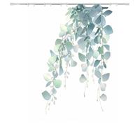 Weighted Waterproof Shower Curtain Natural Long Bathroom Shower Curtains for Bathroom Wet Room Tub Bath Decor with 12 Hooks, Washable, Quick Dry Soft Polyester Fabric 59.1x78.7in 5-803