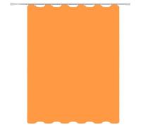 Weighted Waterproof Shower Curtain Orange Long Bathroom Shower Curtains for Bathroom Wet Room Tub Bath Decor with 12 Hooks, Washable, Quick Dry Soft Polyester Fabric 47.2x78.7in 5-875