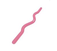 Weighted Workout Bar, 15LB Strength Training Bars,Soft Silicone Surface with Solid Steel Exercise Bar Barbell for Yoga, Pilates,Body Toning,and Strength Training (Pink, small)