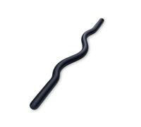 Weighted Workout Bar, 25LB Strength Training Bars,Soft Silicone Surface with Solid Steel Exercise Bar Barbell for Yoga,Pilates,Body Toning,and Strength Training (Black, large)