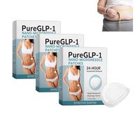 Weightless GLP-1 Patches,SMGT-GLP-1 Nano Patch Micro Needle Plasters GLP1 Weight Loss Patches GLP-1 Patches Slimming Patchs for Weight Loss GLP-1 Patchs,Natural Ingredients Patch,Gentle Soothing (3)