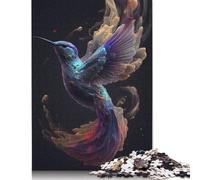 Weightless Hummingbird Puzzles for Adults 500 Piece Wooden Puzzle Adult Jigsaw Puzzle Puzzles for Adults Teens 500pcs (52x38cm)