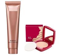 Weightless Mousse Foundation Mini, For All Skin,Beige Vanilla, Natural Matte Finish Cream Foundation, Long Lasting Full Coverage Face Makeup, 6g & Face It Compact, Pearl, 9g