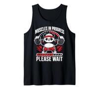 Weightlifter Muscles Progress Please Wait Weight Training Tank Top