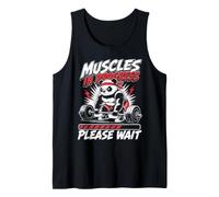 Weightlifter Muscles Progress Please Wait Weight Training Tank Top