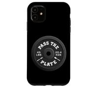Weightlifter Pass The Plate Gym Workout Heavy Weight Lifting Case for iPhone 11