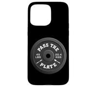 Weightlifter Pass The Plate Gym Workout Heavy Weight Lifting Case for iPhone 15 Pro Max