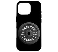 Weightlifter Pass The Plate Gym Workout Heavy Weight Lifting Case for iPhone 16 Pro
