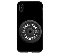 Weightlifter Pass The Plate Gym Workout Heavy Weight Lifting Case for iPhone XS Max