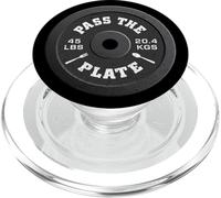 Weightlifter Pass The Plate Gym Workout Heavy Weight Lifting PopSockets PopGrip for MagSafe