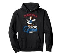 Weightlifter TODAY I'M A SERIOUS DUCK Funny Weight Training Pullover Hoodie