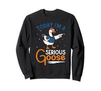 Weightlifter TODAY I'M A SERIOUS DUCK Funny Weight Training Sweatshirt