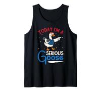 Weightlifter Today I'm A SERIOUS Duck Funny Weight Training Tank Top