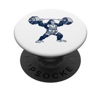Weightlifting and Bodybuilding Gorilla Vintage Style Design PopSockets Adhesive PopGrip