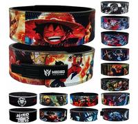 Weightlifting Belt for Powerlifting and Bodybuilding, Leather Construction, Lower Back Support (C, L)