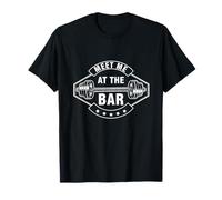 Weightlifting Bodybuilder Gymnastics Training Meet Me At Bar T-Shirt
