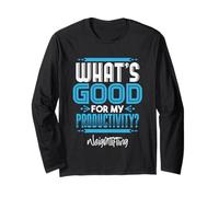 Weightlifting Boosts Productivity | Gym Hustle Mindset Long Sleeve T-Shirt