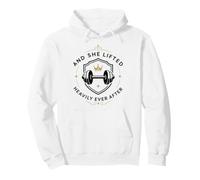 Weightlifting Couple Gym Romance Barbell Queen Love Pullover Hoodie