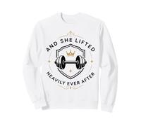 Weightlifting Couple Gym Romance Barbell Queen Love Sweatshirt