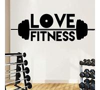 Weightlifting Funny Quotes Wall Stickers Fitness Room Wallpaper Wallpaper Wall Stickers Office Room Decoration Decals 57X80Cm