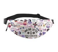 Weightlifting Gift Lifters Bodybuilders Gift and She Lifted Heavily Ever After Fitness Fanny Pack Workout Waist Bag (She Lifted WB EU)