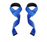 Weightlifting Hard Pulling Fitness Booster Band Wristbands Weight Lifting Gym Straps(Blue)