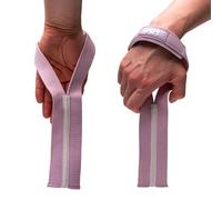 Weightlifting House Weight Lifting Straps. Wrist Straps for Olympic Weight Lifting, Snatch, Pulls and Deadlifts for both Men and Women (Lilac)