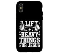 Weightlifting I Lift Heavy Things For Jesus Case for iPhone X/XS