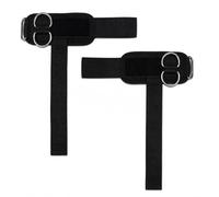 Weightlifting Wrist Straps Cotton Black One Size, Gym Wrist Straps for Weightlifting Pull-Ups Cable Workouts Deadlifts, Wrist Support Straps Home Gym Training for Men Women Beginners