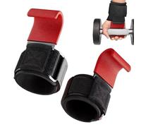 Weightlifting Wrist Straps For Men,Grip Support Hook Buckle - 2 Pieces Ergonomic Mad Wrist Straps with Hooks and Supports for Home Exercise Use,Strength Training and