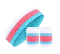 Weightlifting Wrist Sweatband Fitness Training Headband Wrist Band Straps Gym Brace Wristbands Sweatband Sets Hair Brace Wraps